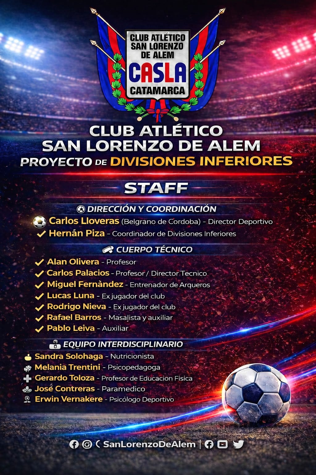 Staff Inferiores